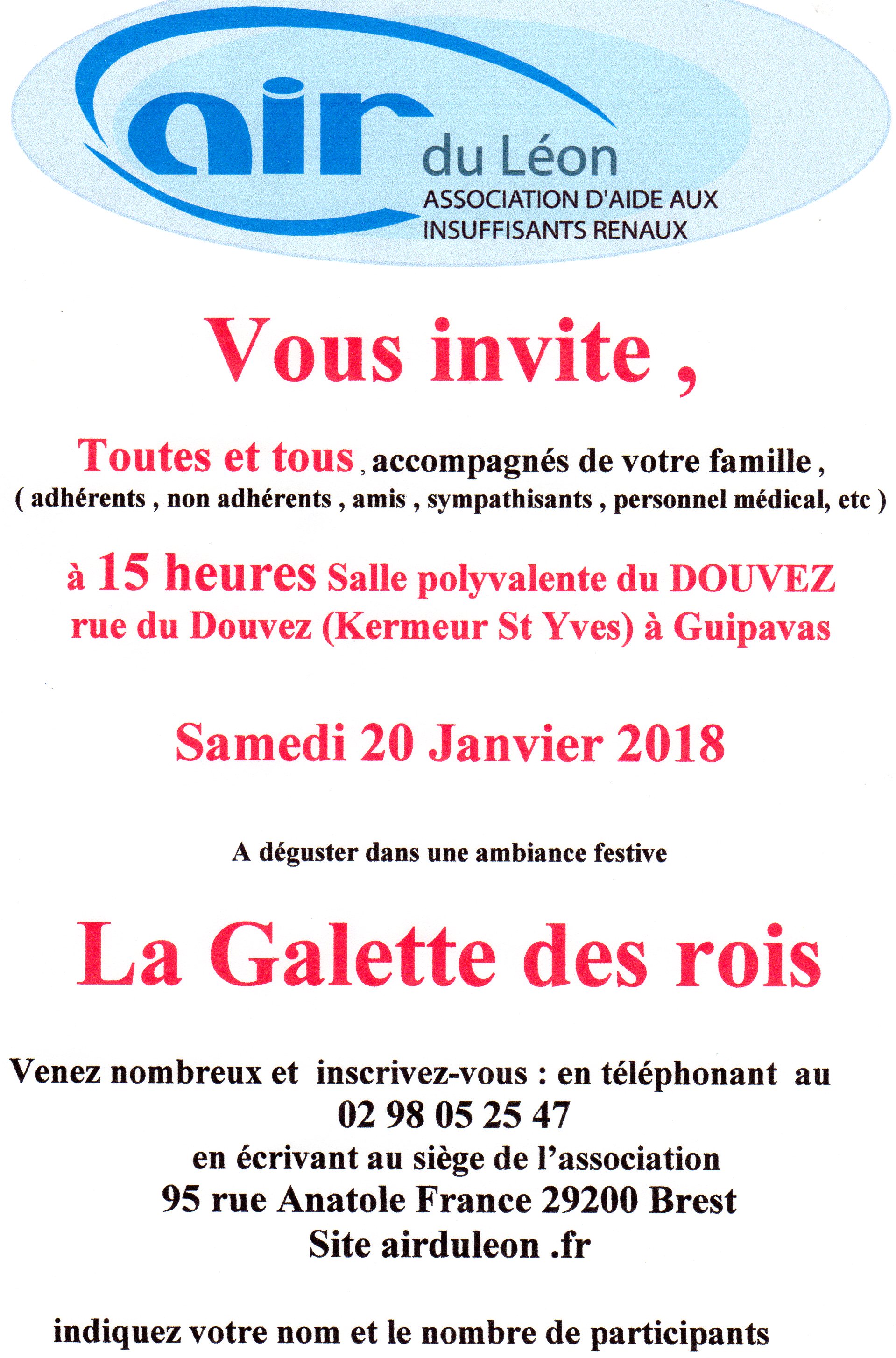 Titre de l'article GALETTE DES ROIS 2018